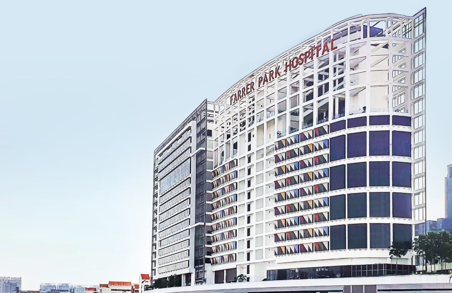 Farrer Park Hospital and Connexion integrated development near Dorset Road condo location